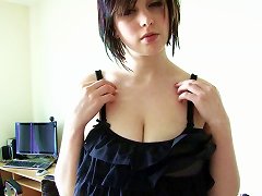 Louisa Begs For Her Bottom To Be Spanked In Sheer Black Undies Porn Videos