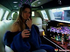 Things Get Wild In A Limo When These Three Chicks Decide To Fuck Porn Videos