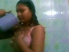 Amateur Dark Skin Indian Girlfriend In The Shower Washing Porn Videos