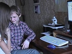 Russian Brunette  Hardcore Fucking Porn Videos